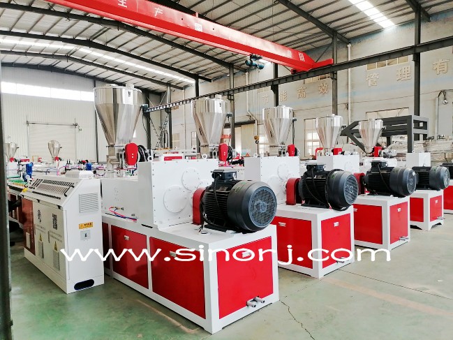 6條SJSZ65/132共擠型材生產線發(fā)貨中